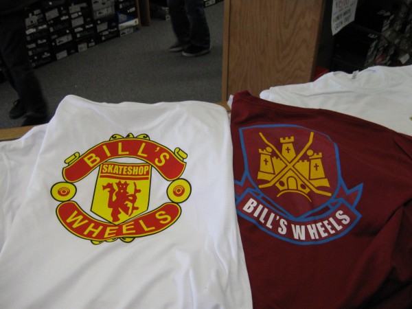 BWS West Ham & Manchester United Soccer Tees
